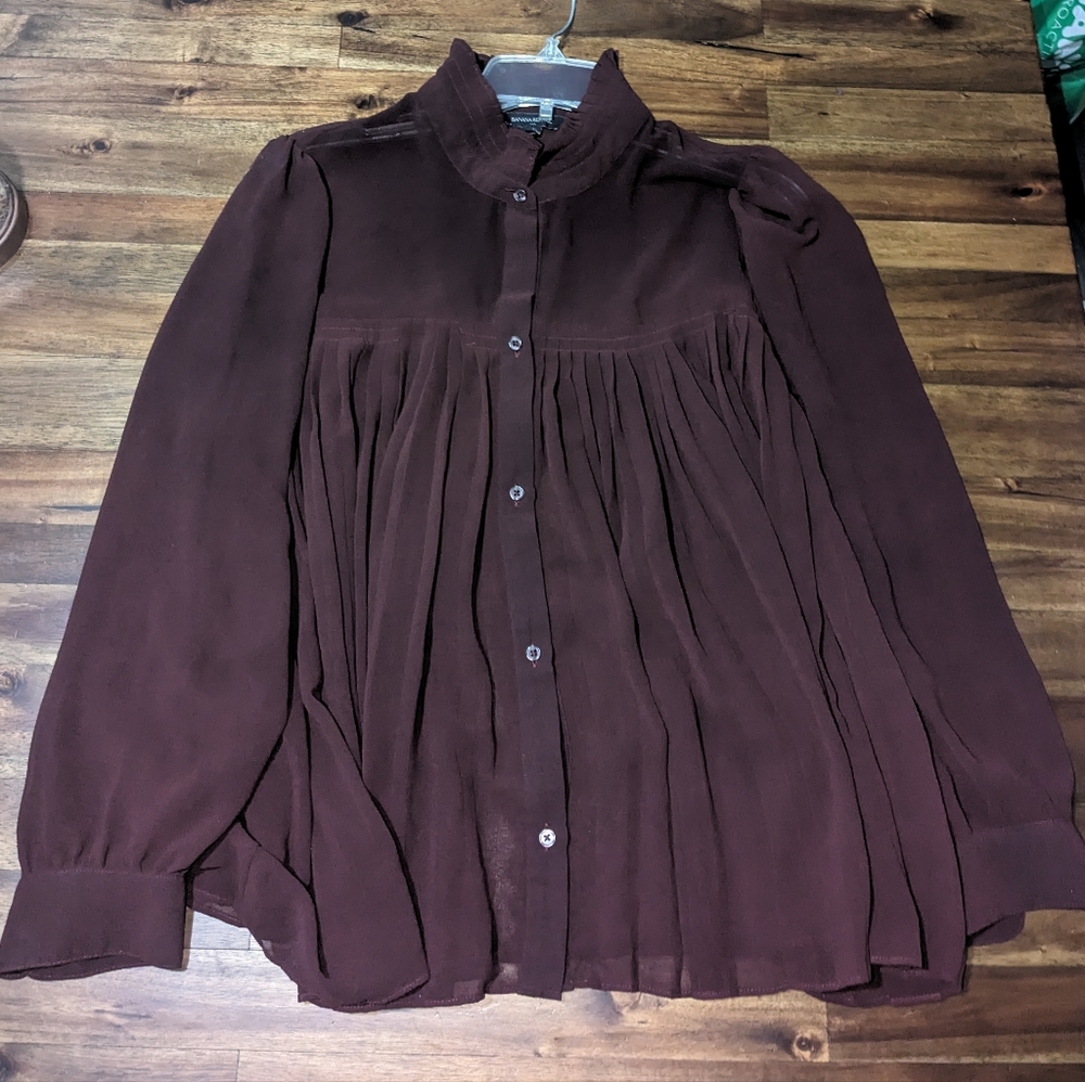 Banana Republic Long Sleeve XL Blouse